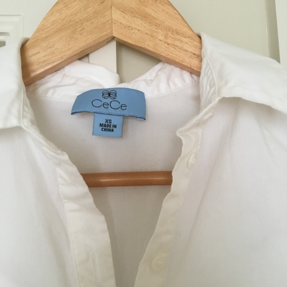 💐 CeCe Ruffle Cotton Blouse - Picture 3 of 3